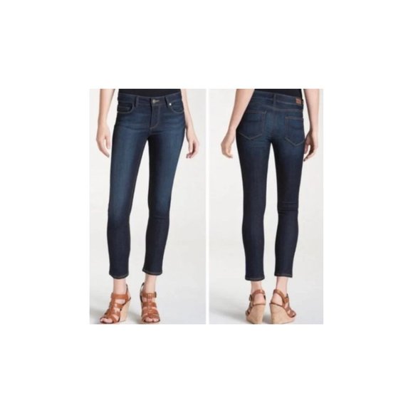 Paige Kylie Dark Dash Denim Jeans Size 30 - Picture 2 of 9